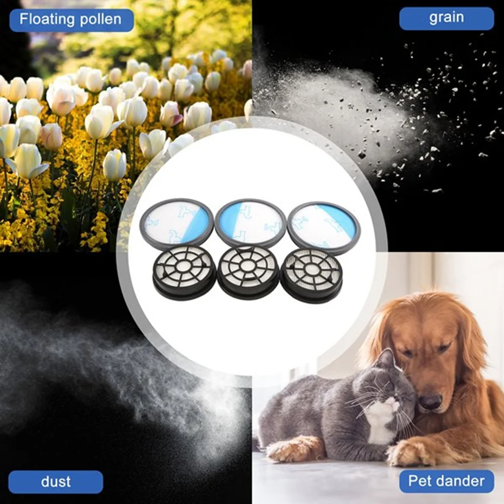 Filter with Cleaning Brush for Swift Power Cyclonic RO2932EA RO2933EA RO2957EA RO2981EA RO2910EA RO2913EA