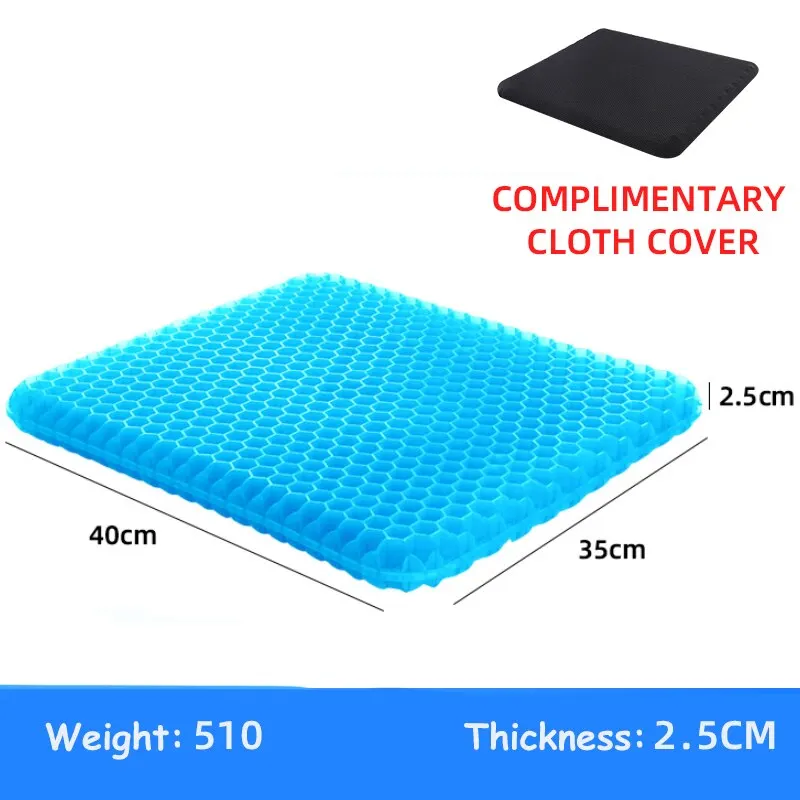 Other Gel Seat Cushion Honeycomb Blue 7