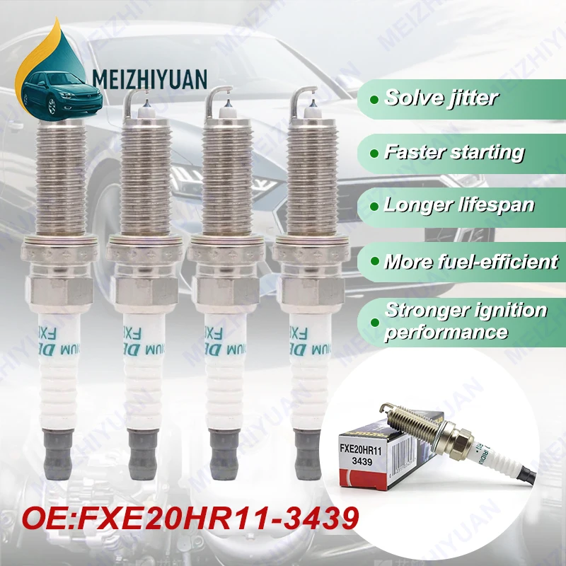 

Иридиевая свеча зажигания 3439 FXE20HR11 для Nissan Cube Note NV200 Qashqai Sentra X-trail Tiida Renault Clio Laguna Megane 1,6 л 1,8 л