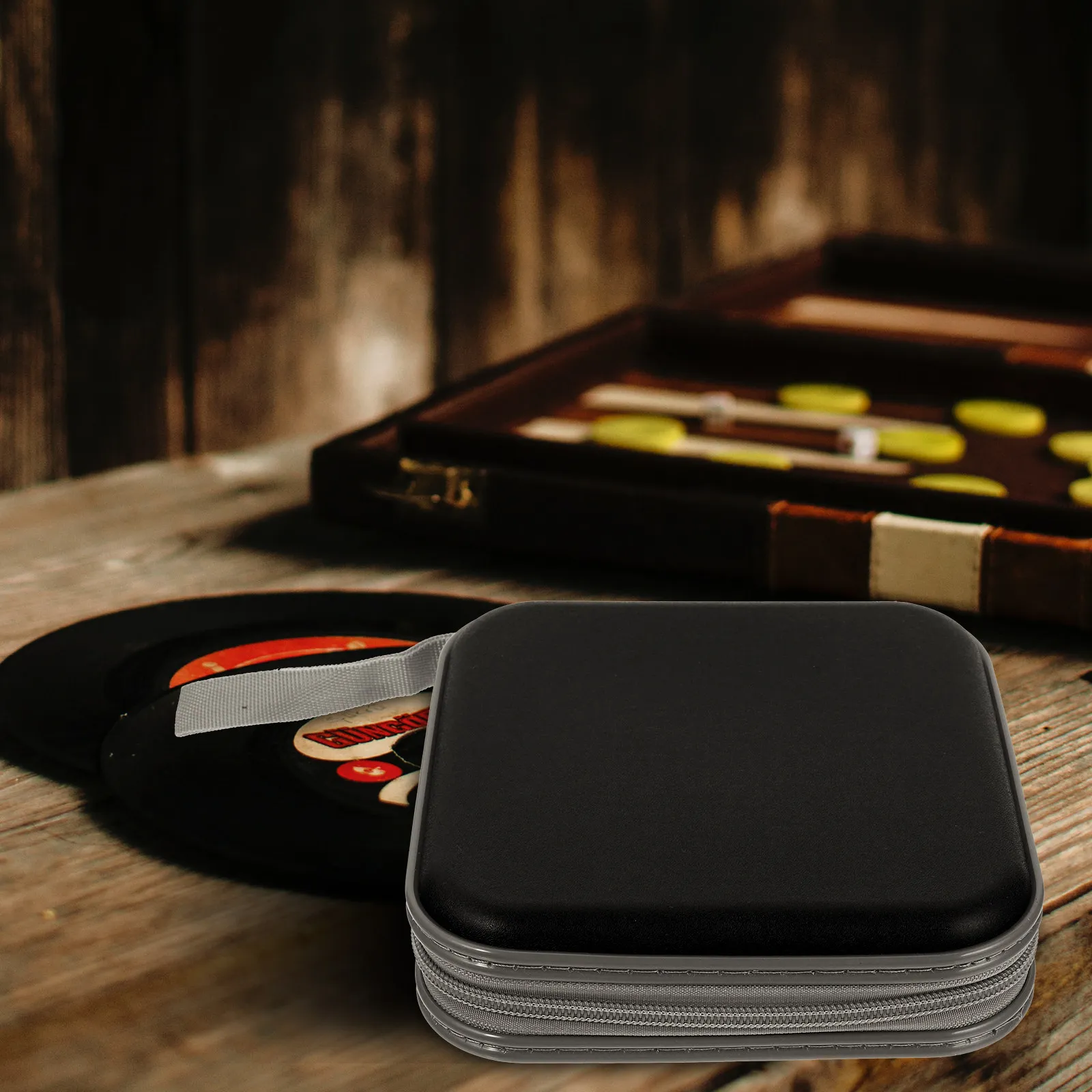 1Pcs Cd Zipper Case Large Capacity Storage Bag 40 Disc Organizer Portable Dvd Storage Car Cd Holder Scratch-Proof