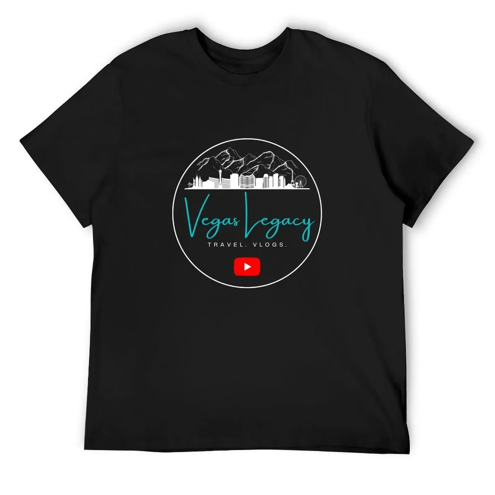 

VL Youtube Center Logo T-Shirt cheap stuff baggy shirts anime stuff street wear plain white t shirts men