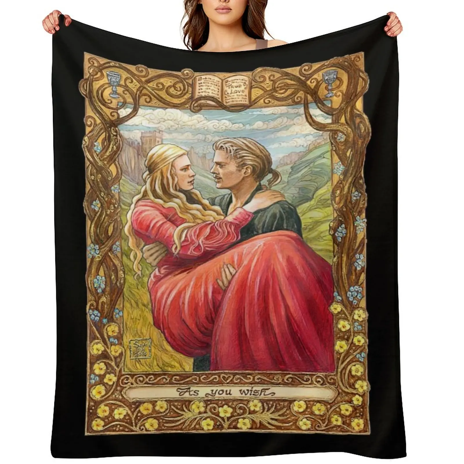 

Princess Bride Throw Blanket Hairy Decorative Throw Soft Hairys Blankets
