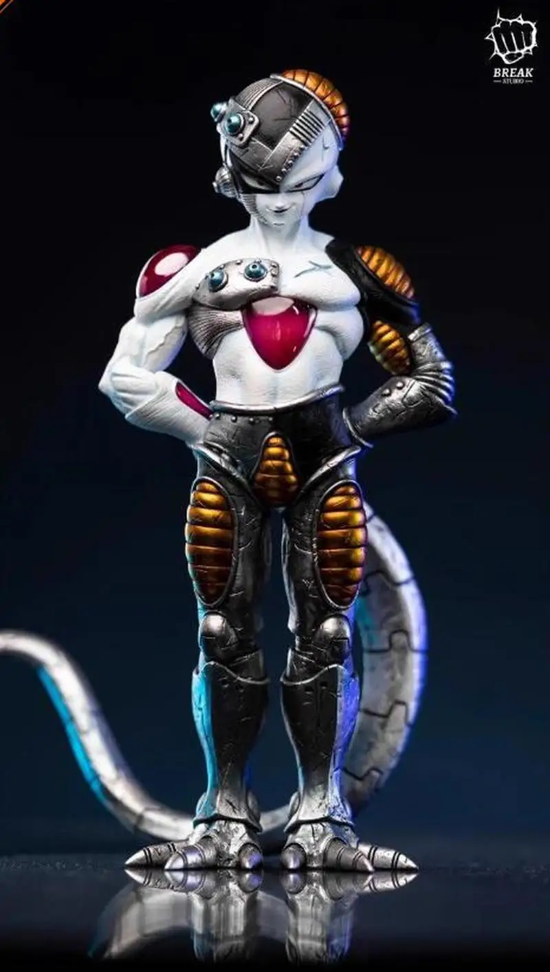 Figura de Acción de Frieza de Dragon Ball de Break Studio, 18 cm, PVC, Articulada, Modelo Coleccionable de Anime con Base de Exhibición