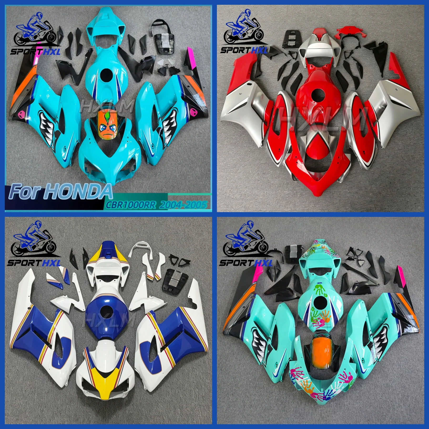 Fairing Kit Fit For CBR1000RR 2004 2005 SC57 CBR1000 RR Motorcycle Shell Fairings Spoiler Body ABS Injection Molding