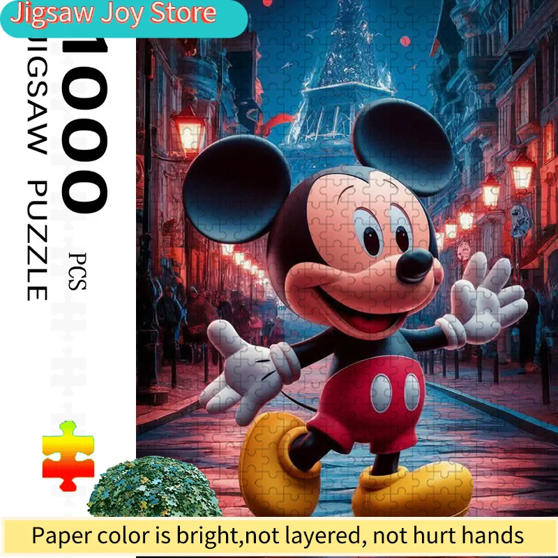 

1000pcs Colorful Landscape Scenery Jigsaw Puzzle | Vibrant Abstract Design, Eiffel Tower Pattern, Challenging & Entertaining,