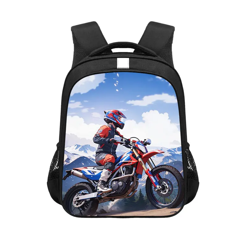 Cool Motorcycle Backpack Women Men Rucksack Outdoor Motorbike Shoulder Bag for Travel Motor Bicycle Teenager School Bags Bookbag