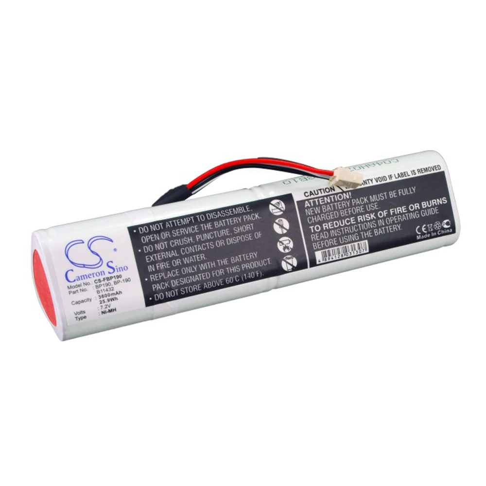 Equipment, Survey, Test 3600mAh / 25.92Wh Battery For Fluke 677390  B11432  BP190  BP-190 Scopemeter 192  Scopemeter 192B