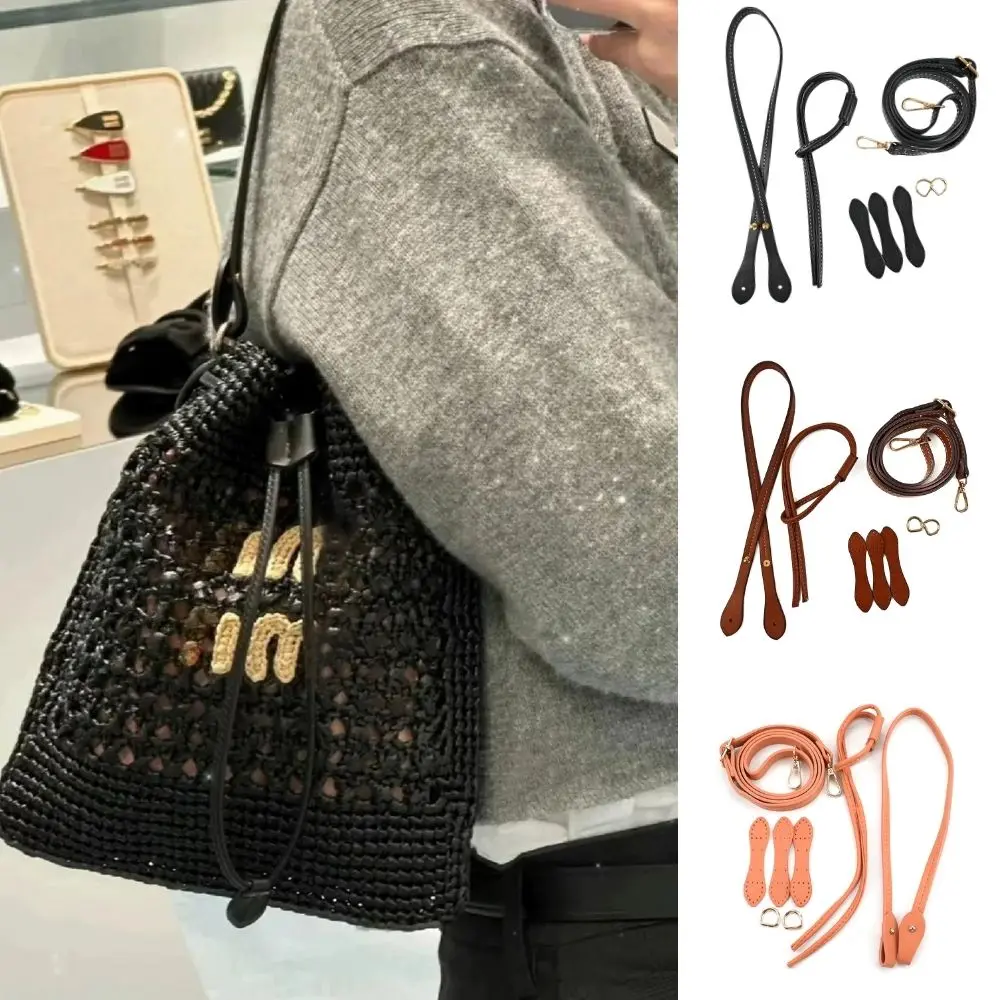 DIY Knitting Crochet Backpack Shoulder Bag Straps Handbag Handles Replacement Accessories For DIY Bucket Bag Handles For Bags