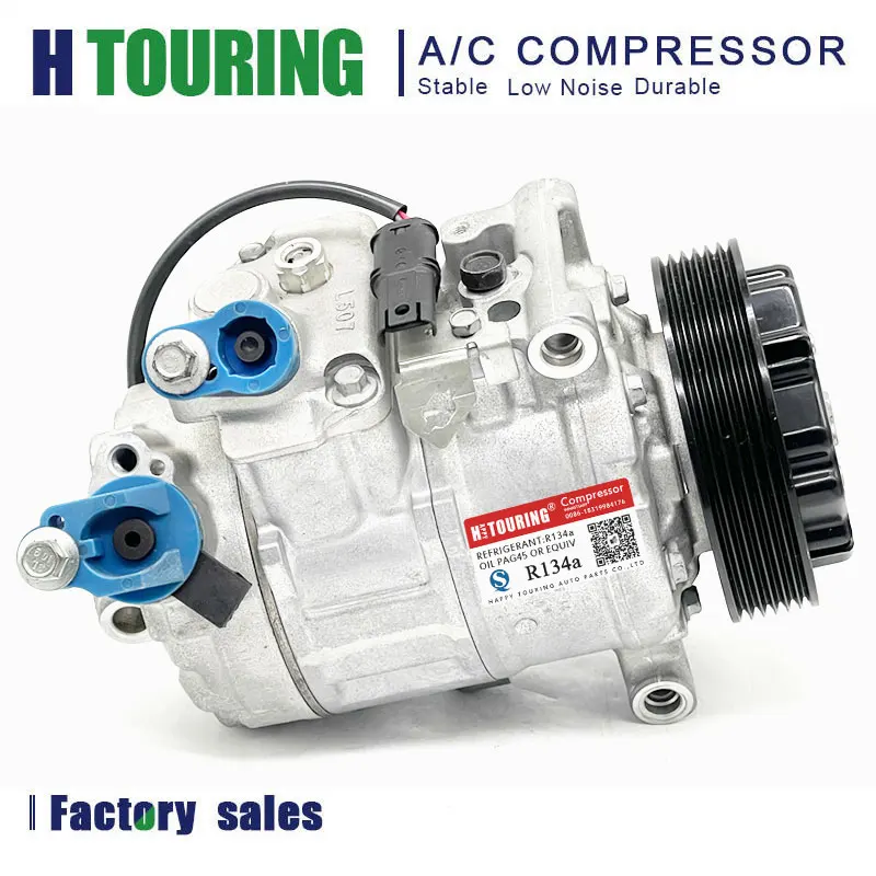 COMPRESSORE CA per BMW E60 E61 E82 E88 E90 E91 E92 E93 X1 E81 520d 118d 120d 123d 64526987863 447190 -8465 4471908470 4471908465