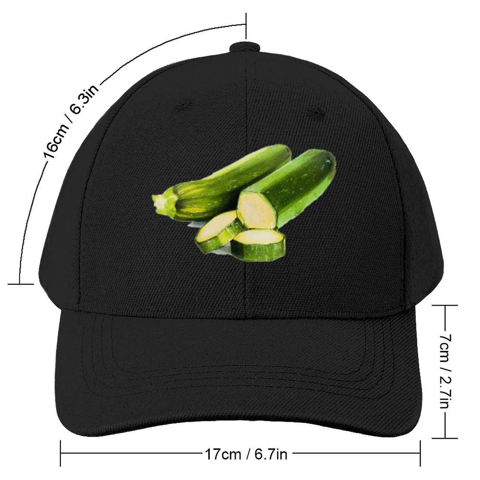 zucchini Baseball Cap Sun Hat For Children fishing hat Golf Hat Man Women's Men's