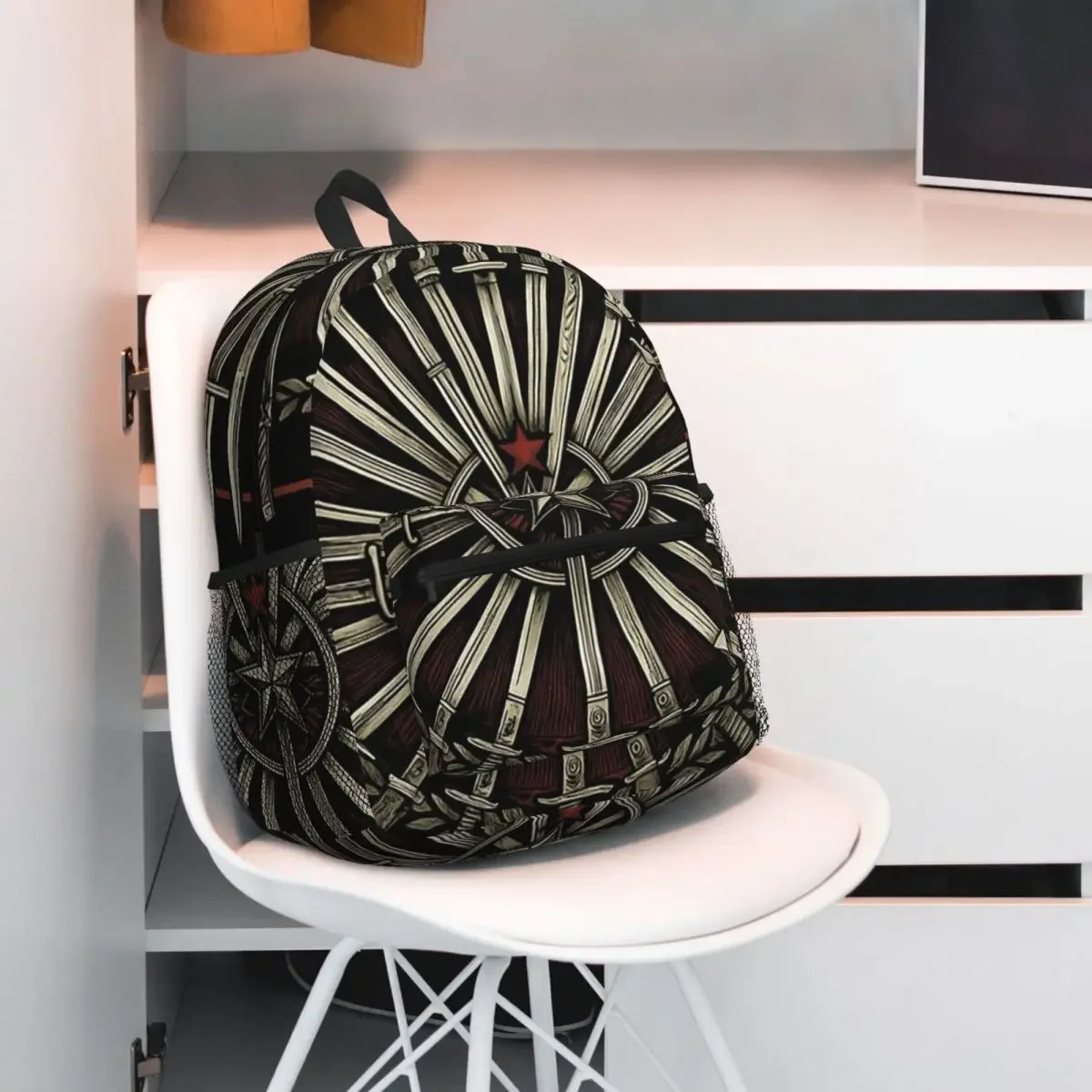 

Исторические байонеты Line Art Байонет Братства Военный рюкзак Рюкзак Сумка для книг Школьная сумка Сумки на плечо для мужчин и женщин