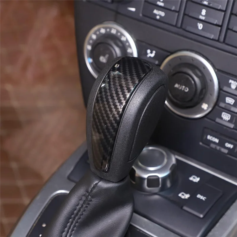 غطاء الرأس بمقبض تغيير التروس من ألياف الكربون ، ملصقات زخرفية ، إكسسوارات لاند روفر فريلاندر 2 من إنتاج من ألياف الكربون