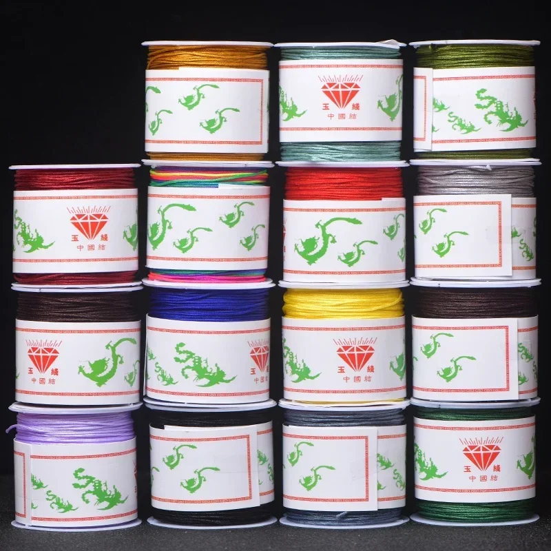 

50 Meters No.72 Thread Rope Braid Loop Genuine Quartz Crystal Single Bead DIY