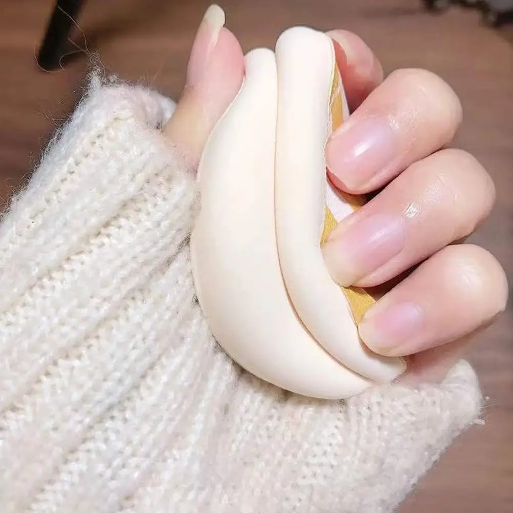 Großer Puderquaste, superweicher Zuckerwatte-Kissen-Puderquaste, doppelte Verwendung von trockenem und nassem Puder-Make-up-Schwamm nicht essen