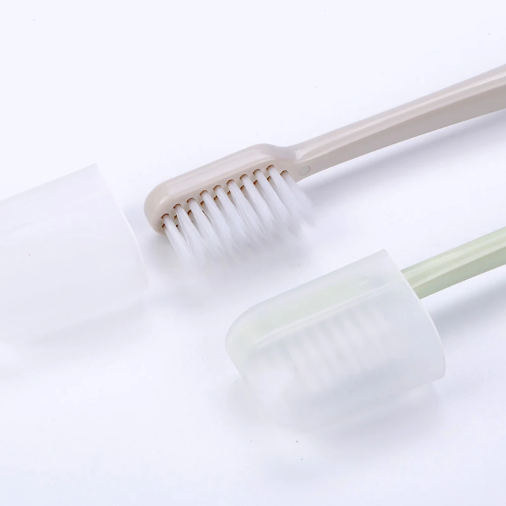 

4pcs Anti-Bleeding Bristle Toothbrush Fine Hair Natural Handle Ergonomic Design Strong Cleansing Eco-Friendly