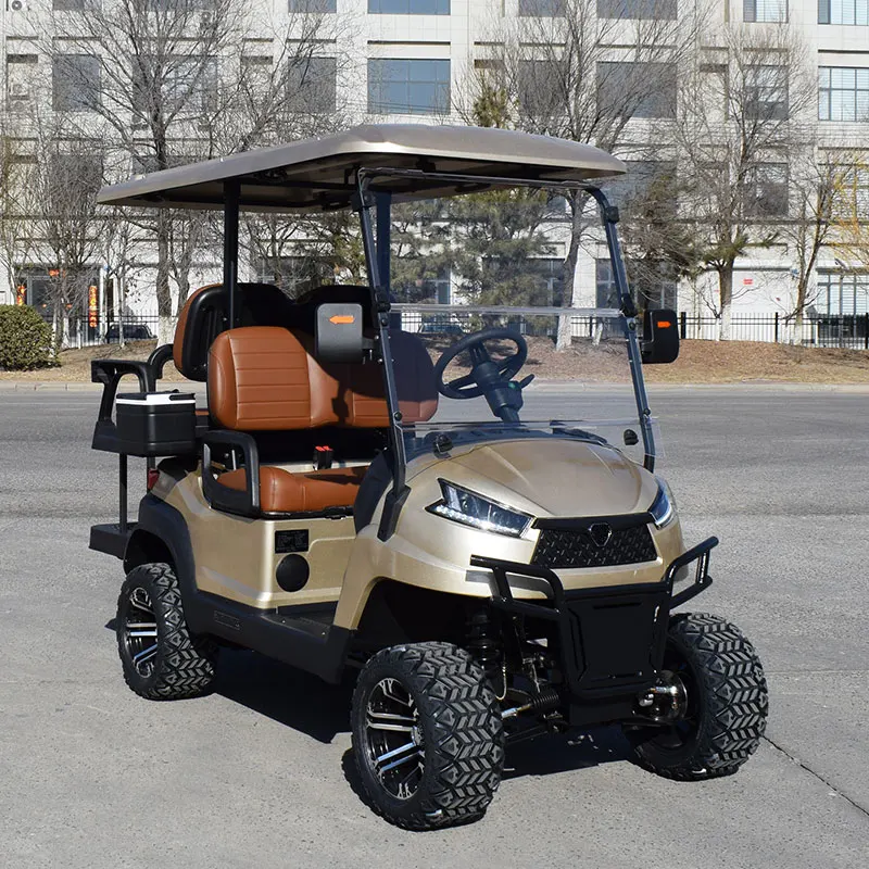 Factory Custom Electric Golf Carts Four Seaters Motor 48 Volts Club Golf Car Buggy