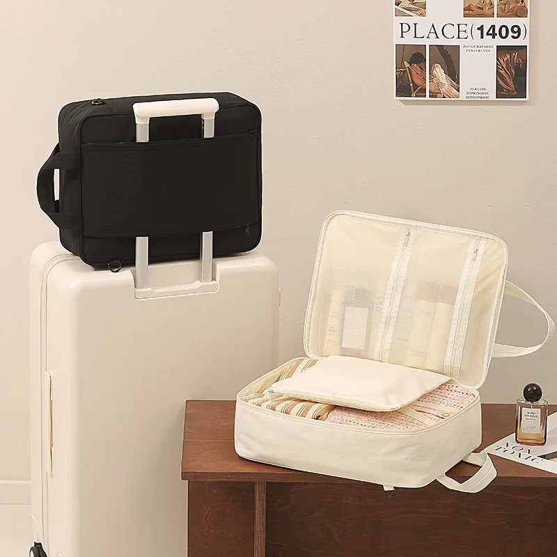 Travel Bag Can Be Packed in Suitcase, Portable Large-capacity Clothes Storage Bag, Short-trip Luggage Storage Bag. Makeup Pouch