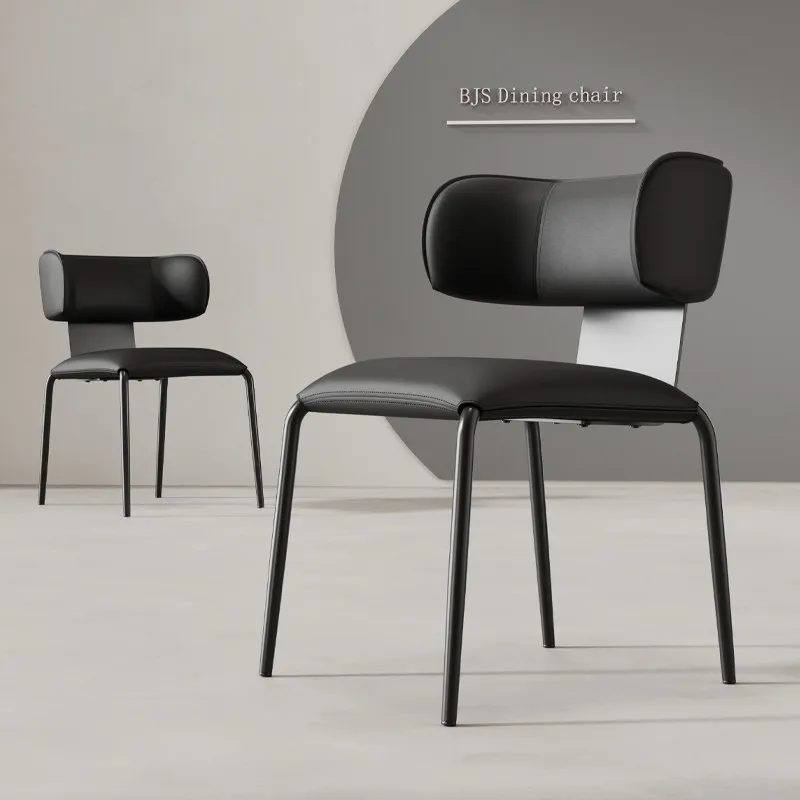 Light Luxury Minimalist Dining Chairs Modern Home Furniture Living Room Comfortable Single Seat