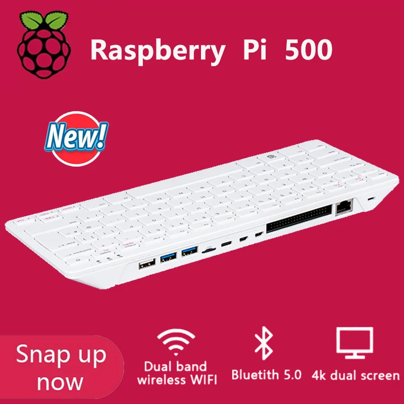 New Raspberry Pi 500 Keyboard Mainboard All in One Programming