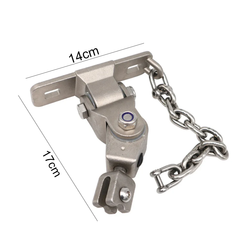 304 Stainless-Steel 360° Rotating Swing Hanging Swing Hook Chain Protection For Both Indoor & Outdoor Use