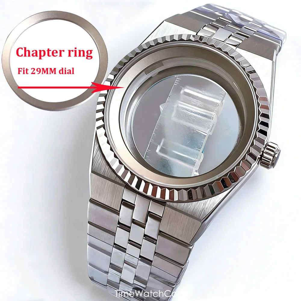 

Корпус для часов NH35, 41 мм, для серии Land-Dweller, мужские часы, замена для механизмов NH36, NH38, сапфировое стекло, прозрачная задняя крышка.