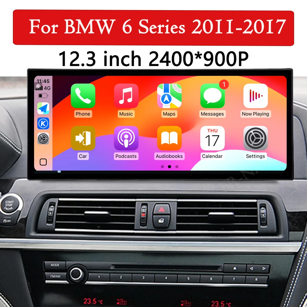 

New 10.33/12.3 Inch Android OS For BMW 6 Series 2011-2017 CIC NBT System DSP Car Radio GPS Navigation Video Player Multimedia