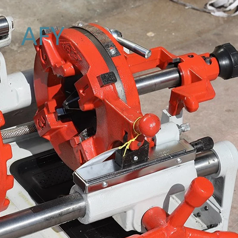 Electric Pipe Threader for 1/2 inch to 2 inch Pipes Hydraulic Threading Machine for Construction Railway Projects Industrial