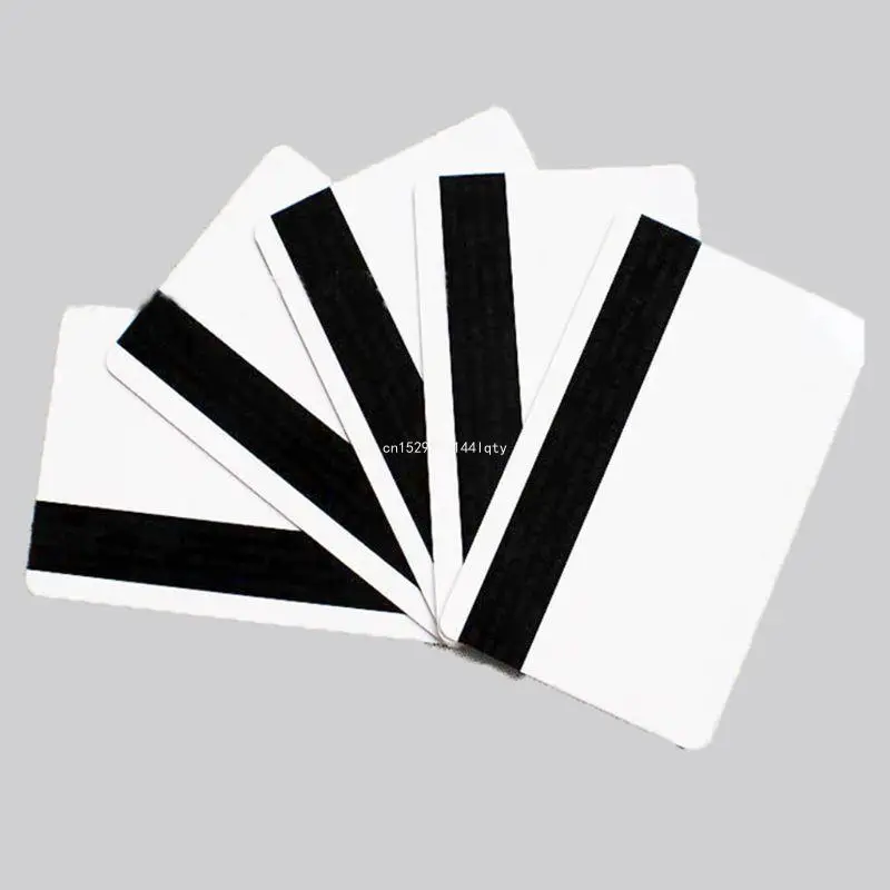 10x Blank Cards with Strip Printable for Membership Card Access Control Dropship