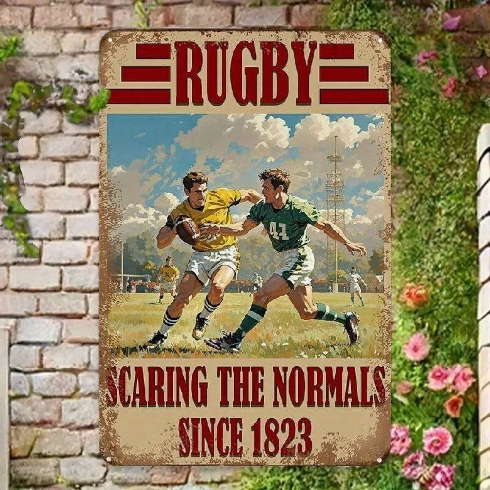 

Vintage Glam Art Deco Tin Sign - Elegant Ramadan 2026 & Valentines Decor, Man Cave Wall Art, Retro Pub Home Bar Decorations