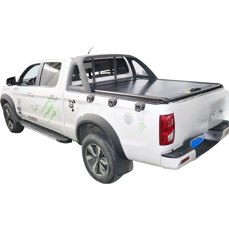 

Tonneau Cover For JAC Shuailing T8 T9 T6 With Manual Roll Up Metal Lock Upgrade Rear Truck Bed Lid