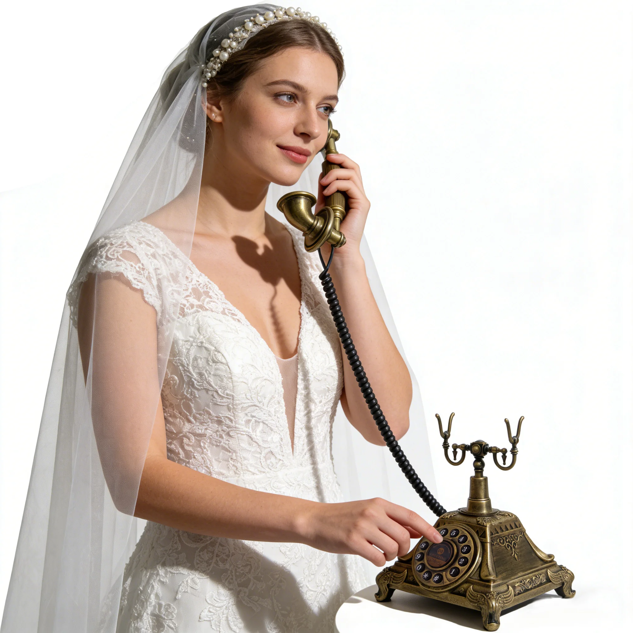 Sprach-Gästebuch-Telefon, Audiolibro-Gästebuch, Klassisches Retro-Telefon für Hochzeit, Ruhestand, Abschlussfeier, Geburtstag, Party – Detail 6