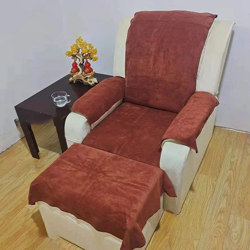 4 Pcs/set Pedicure Sofa Towel Foot SPA Sofa Towel Beauty Salon Foot Pad Towel Massage Chair Sheet Sauna Foot Massage Bath Towel