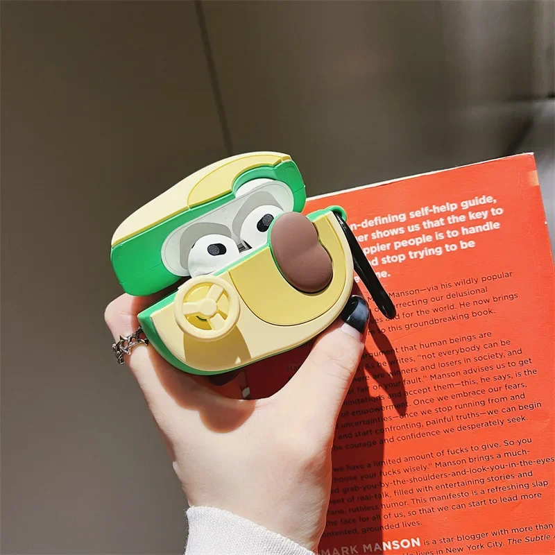 Funda de coche con aguacate para AirPods 4, Airpod 1, 2, 3 Pro, Pro 2, auriculares Bluetooth, caja de carga, funda protectora para auriculares