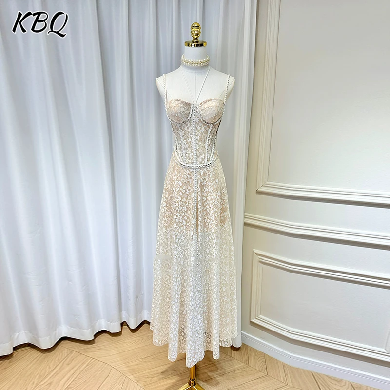 

KBQ Temperament Printing Slimming Dresses For Women Camisole Sleeveless Backless High Waist Sexy Dress Female Fashion Style New