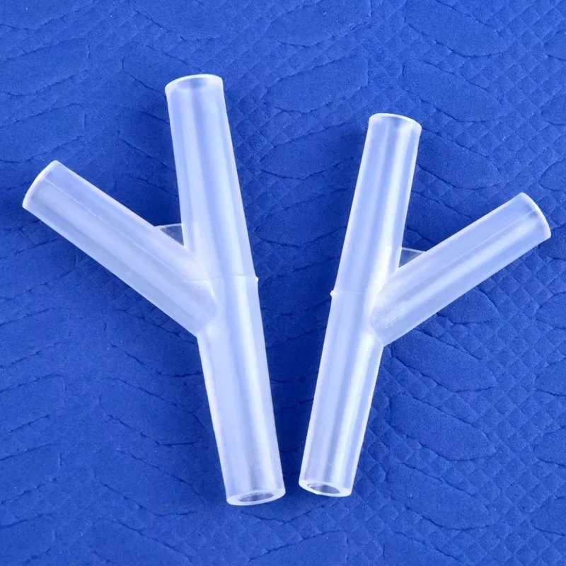 

3~100Pcs 3.9~10mm Food Grade PMMA PP Oblique Y-Type Tee Connector Acrylic Pipe Fittings Oxygen Tube Air Hose Connectors