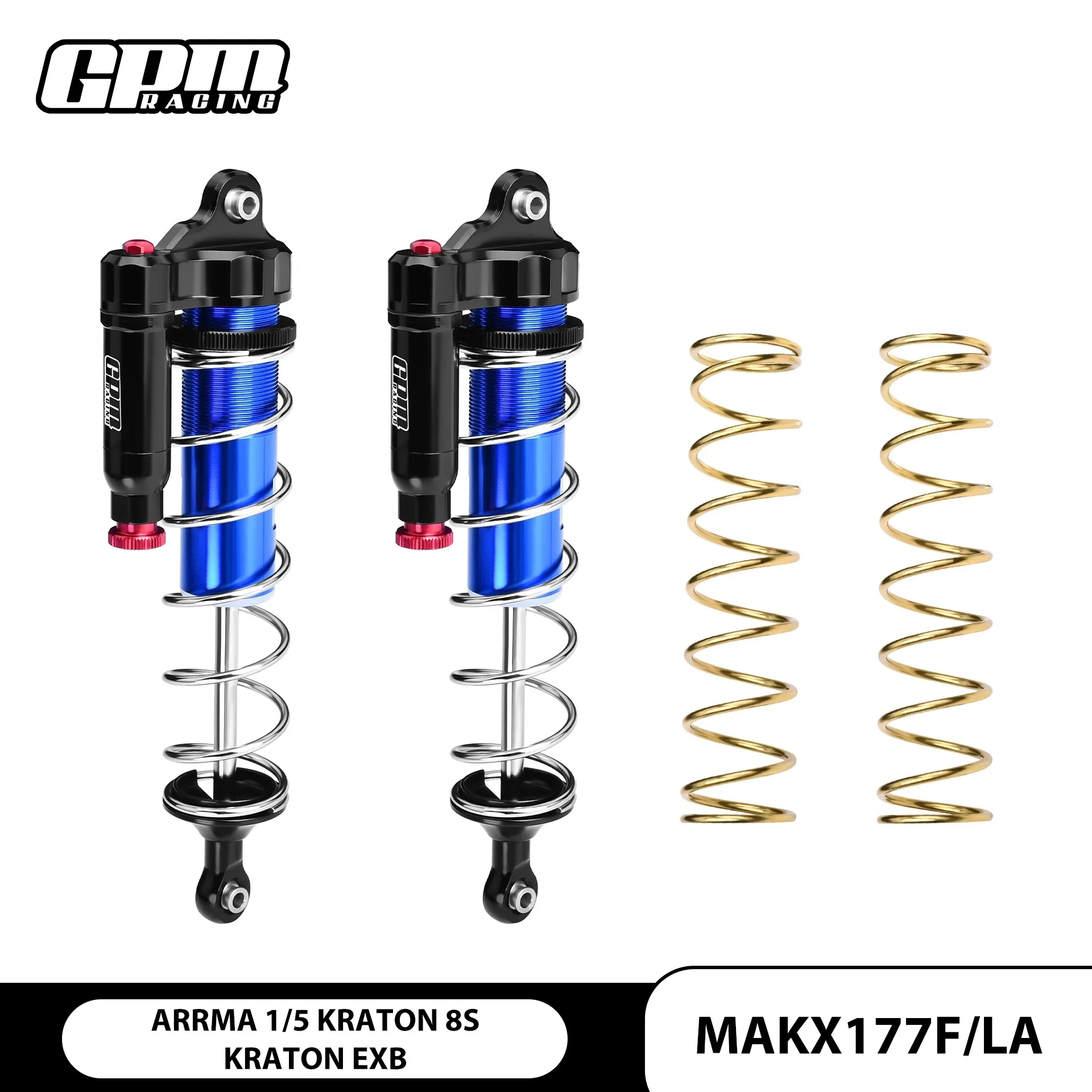 ARRMA 1/5 Katon 8S EXB металлический встроенный прецизионный поршневой пружинный передний амортизатор отрицательного давления (обновленная версия)