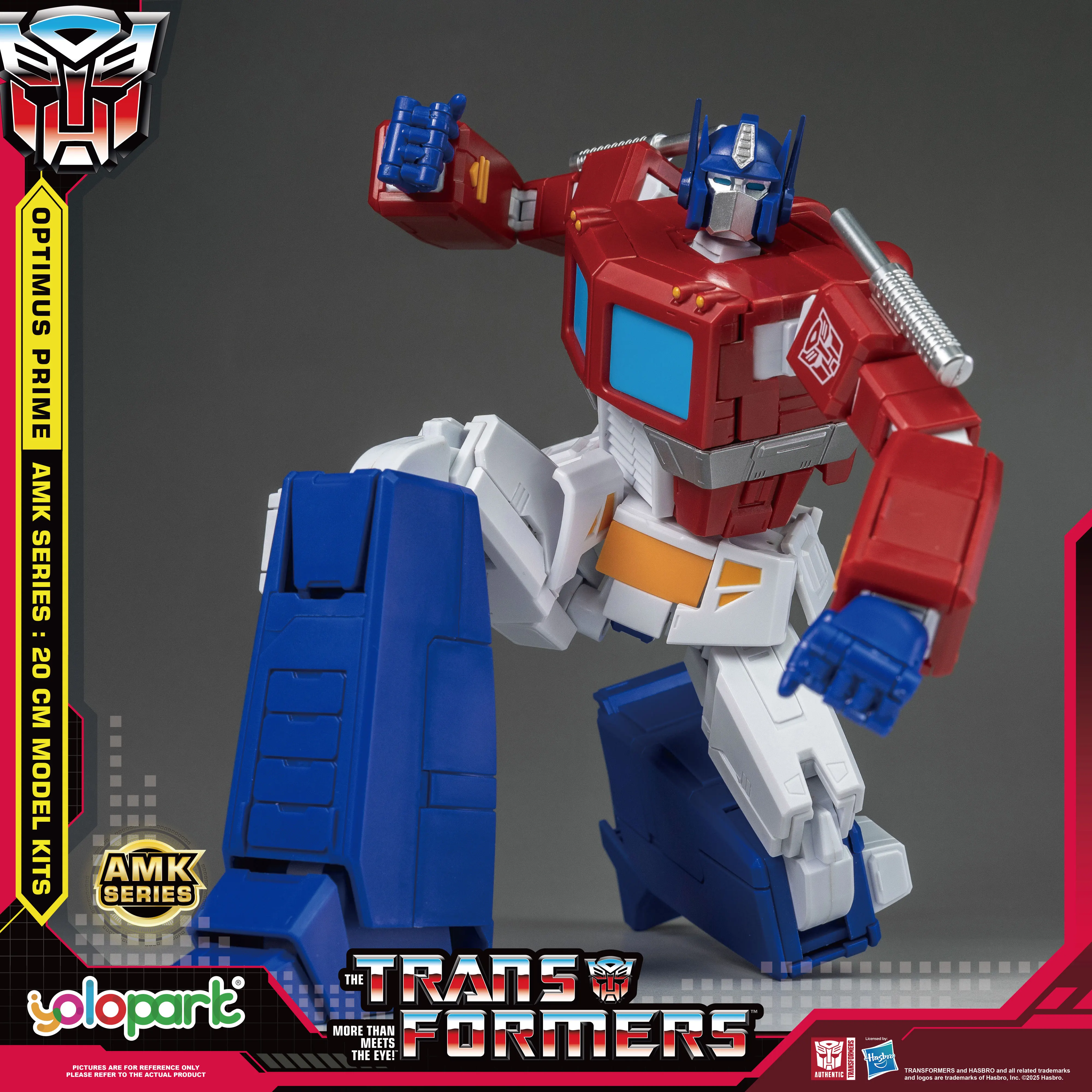 

YOLOPARK TRANSFORMERS GENERATION ONE: AMK Series 20cm Optimus Prime Figures ToyModel Kit Gift For Boy