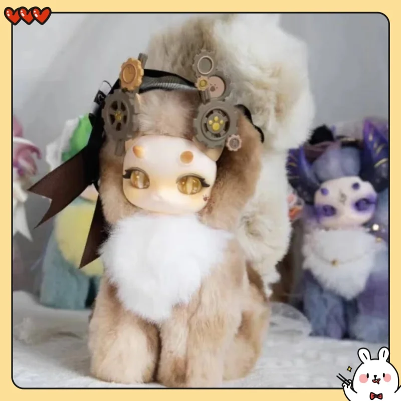 

New 100% Genuine In Stock Cat Cat Dragon Fantasy Biological Magic Academy Series Trendy Play Plush Blind Box Rabbit Dragon