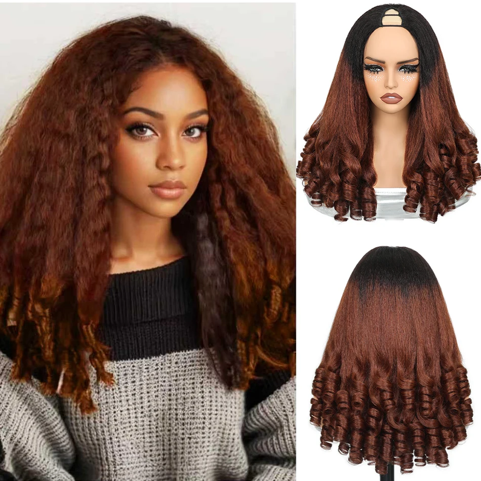 parrucche-v-part-in-capelli-umani-vietnamiti-100-yaki-ricci-ombre-marrone-afro-ricci-sciolti-pronte-da-indossare-senza-colla-con-clip-mezza-parrucca
