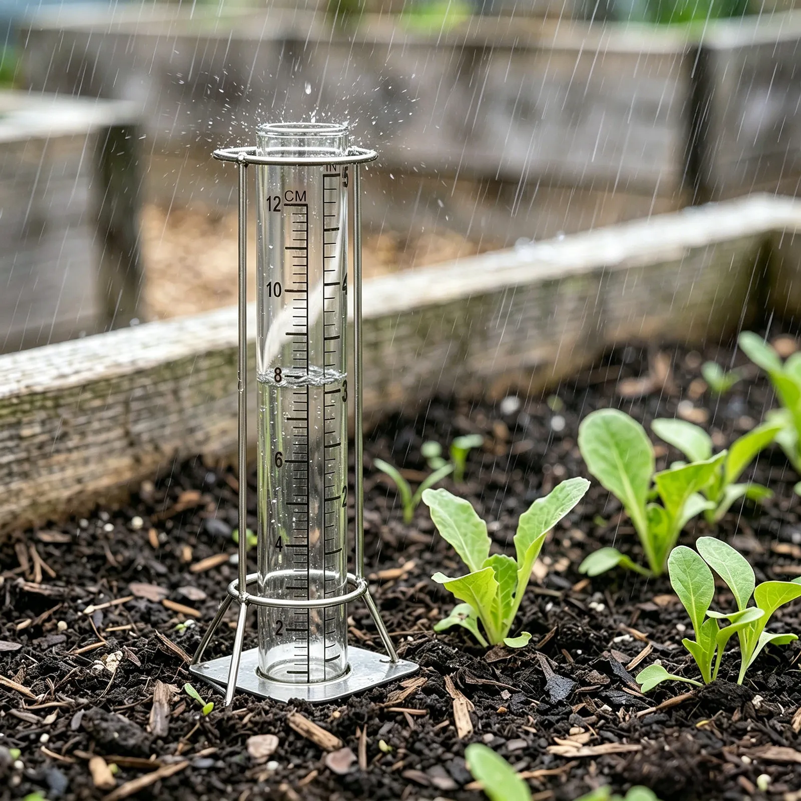 Gardening Tools Toolstation - Bottom Glass Rain Gauge Tube 12Cm
