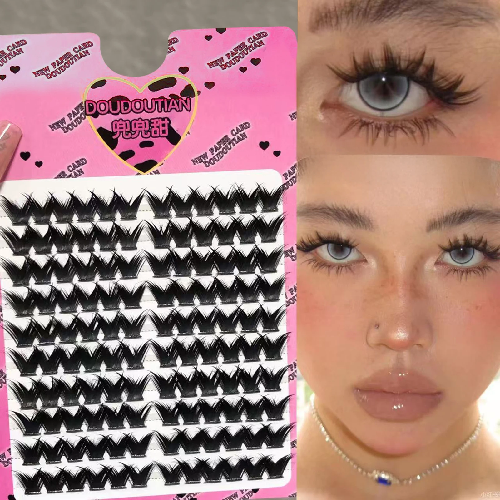 7-12 مللي متر الرموش الصناعية اليدوية الفردية مجموعة واحدة مجموعات كثيفة رموش طبيعية مجموعات للنساء فتاة أدوات ماكياج #3