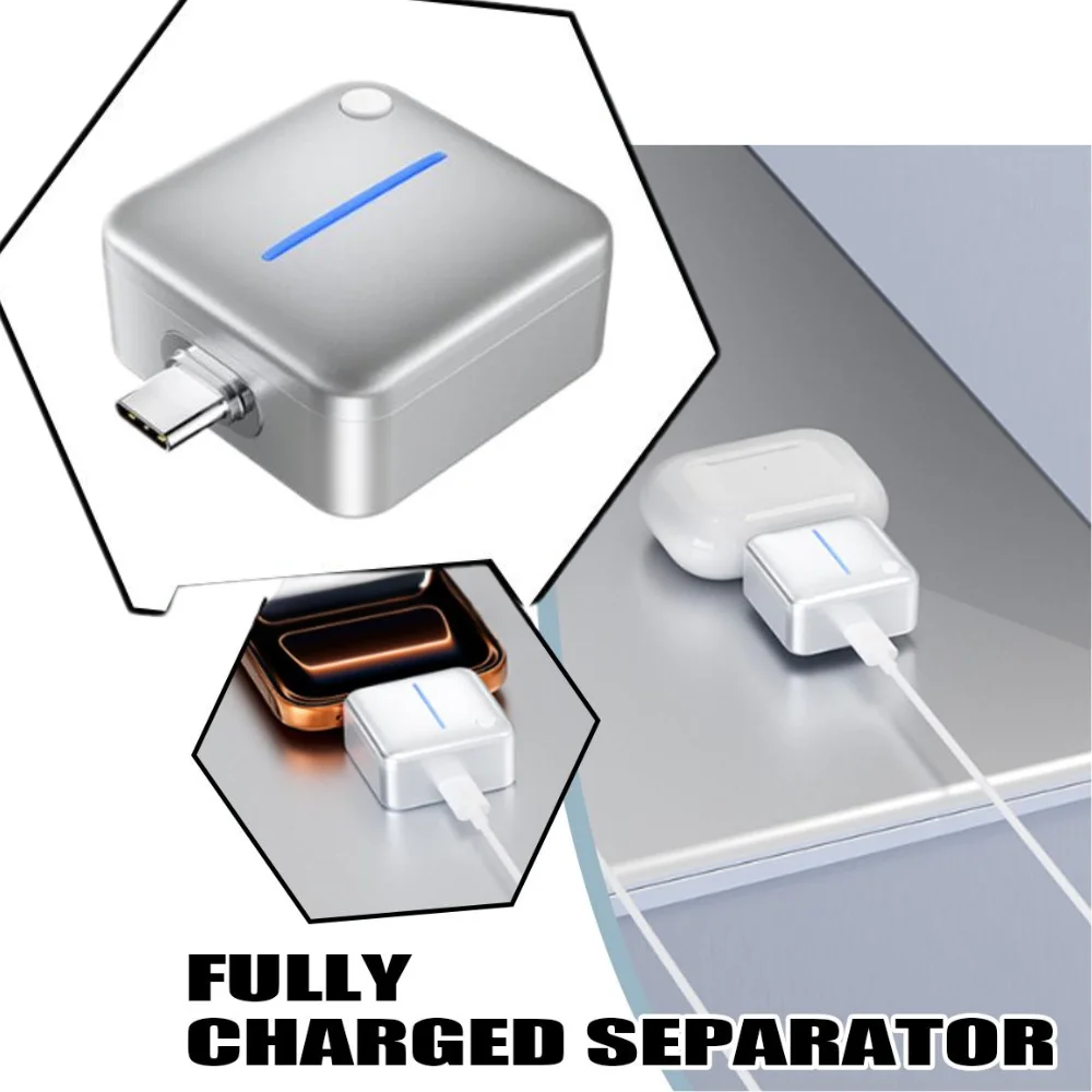 Type-C Smart Auto Disconnect Charger 140W Fast Charging Adapter Auto Detection Power Off Anti Overcharge Phone Charger Protector
