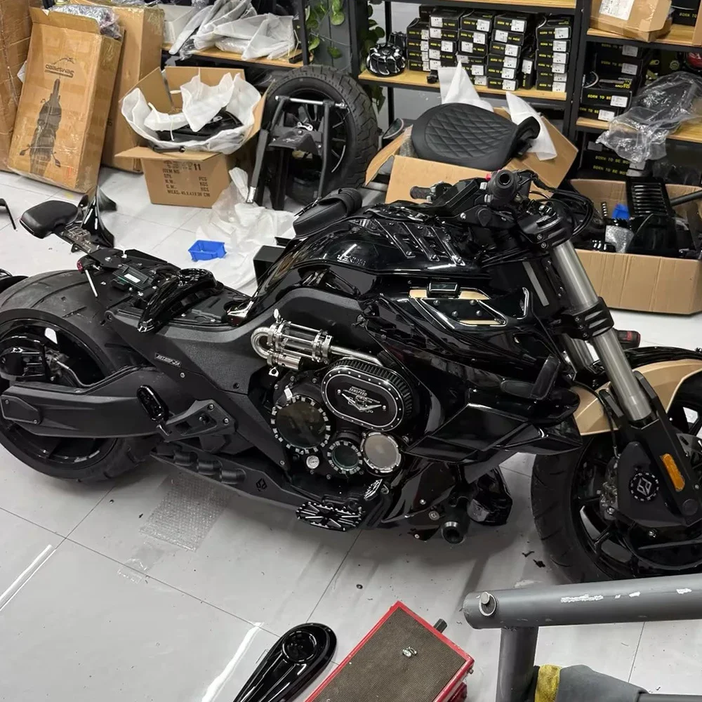 【Precise Fit】BENDA LFC700 LFC700PRO 2024+ Tank Side Cowling Assembly with Rear View Mirror