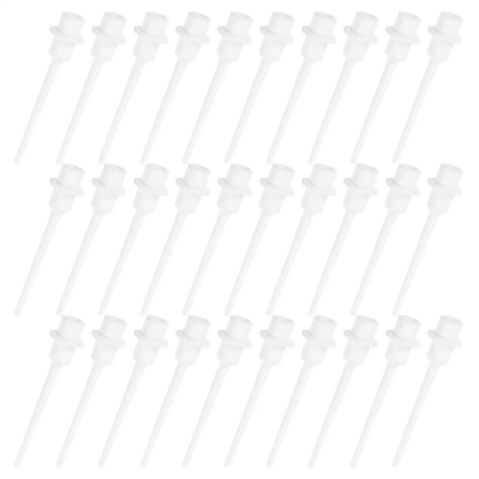 

100 Pcs Decorating Add Food Grade Plastic Dowel Rods Lightweight Cake Insert Decor Dessert Insert Nails Birthday Dessert