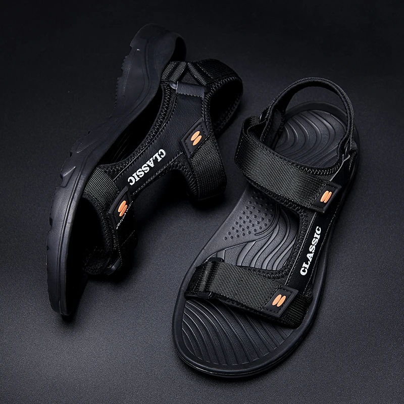 Men's Comfortable Breathable Sandals Beach Roman Sandals with Extra Sizes for Summer Outdoor Walking