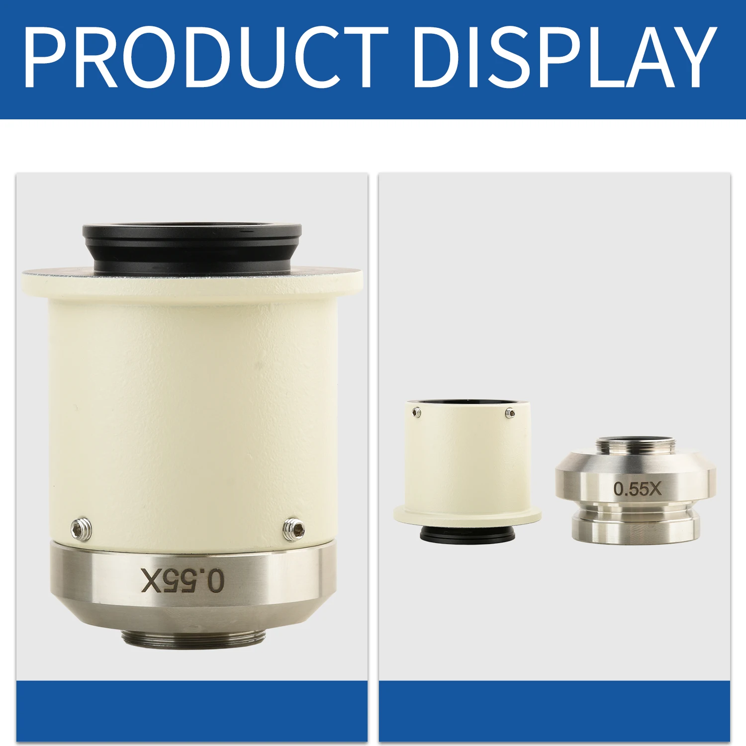 Interfaccia per microscopio KOPPACE 0,55X Interfaccia per montaggio microscopio da 38 mm