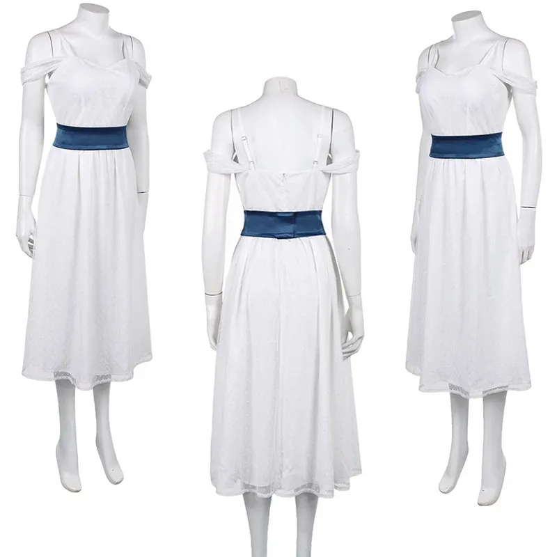 

COSda@Fancy Dress Lori Granger Cosplay For Women Clothing White Dress 2025 Movie Fear Street Prom Queen Costume Woman Fantasia O