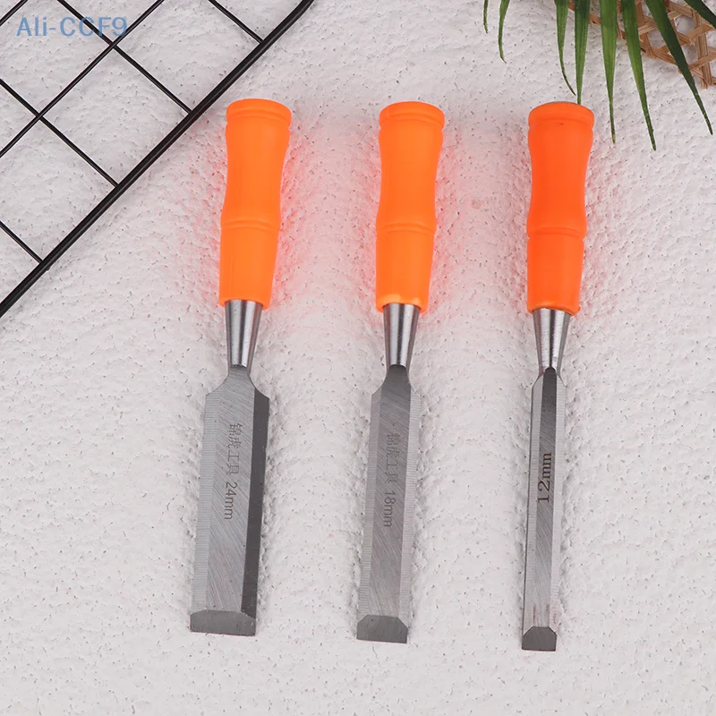 12/18/24mm Wood Carving Flat Chisel Carving Knife For Woodcut Working Carpenter Woodworking Tools For Carpenter Wood Tool 1/3pcs