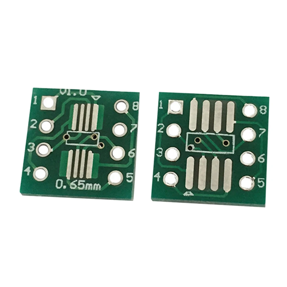 200PCS TSSOP8 SSOP8 SOP8 To DIP8 PCB SOP8 SOP Transfer Board DIP Pin Board Pitch Adapter