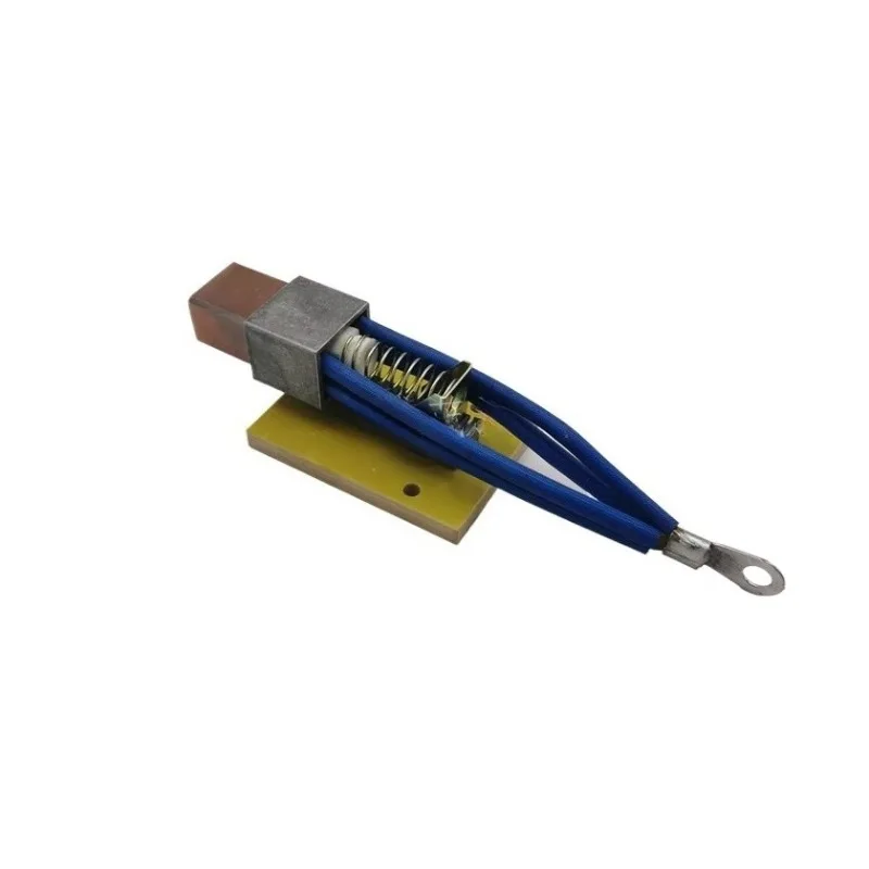 Four Wire High Copper Carbon Brush+Aluminum Brush Box+Fixed Plate,For Welding Positioner Turntable Table Tube Welder